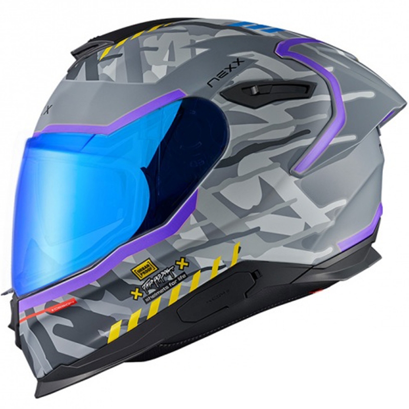 Integrierter Motorradhelm Nexx Y.100R Urbangram grau Ausverkauf