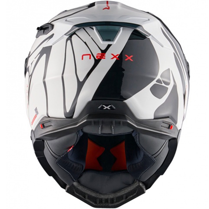 Nexx X.WST3 B-Side Integralhelm Motorrad weiß-schwarz