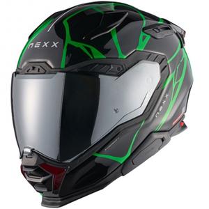 Nexx X.WST3 B-Side Integralhelm Motorrad schwarz-grün