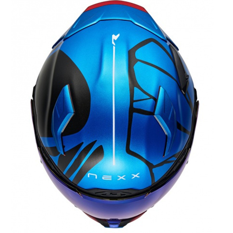 Nexx X.WST3 B-Side Integralhelm Motorrad blau-schwarz