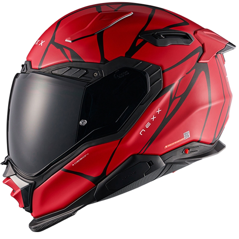 Nexx X.WST3 B-Side Integralhelm Motorrad rot-schwarz