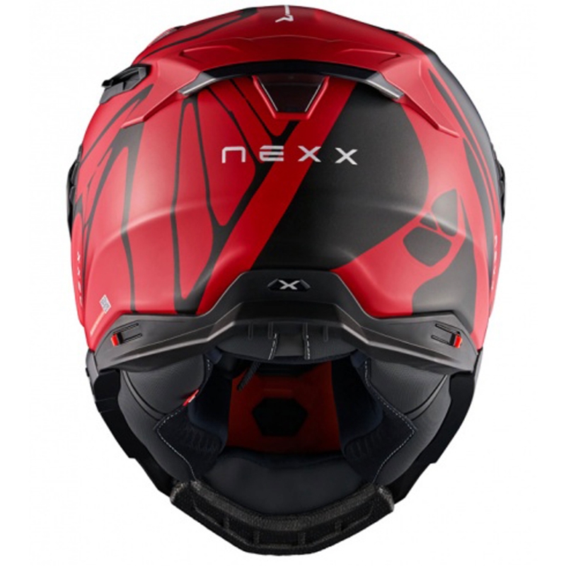Nexx X.WST3 B-Side Integralhelm Motorrad rot-schwarz