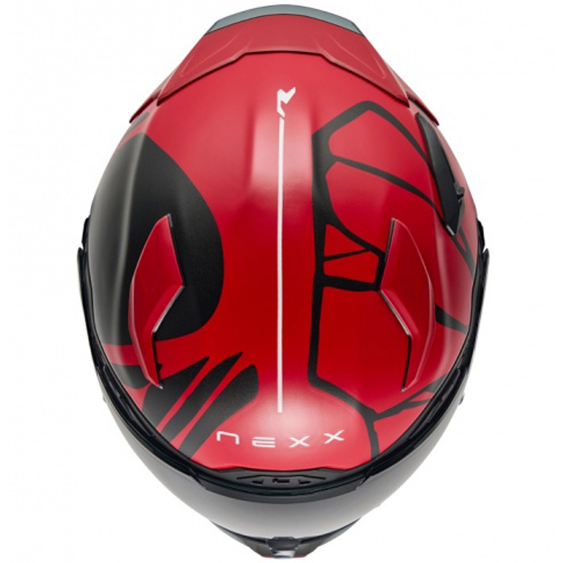 Nexx X.WST3 B-Side Integralhelm Motorrad rot-schwarz