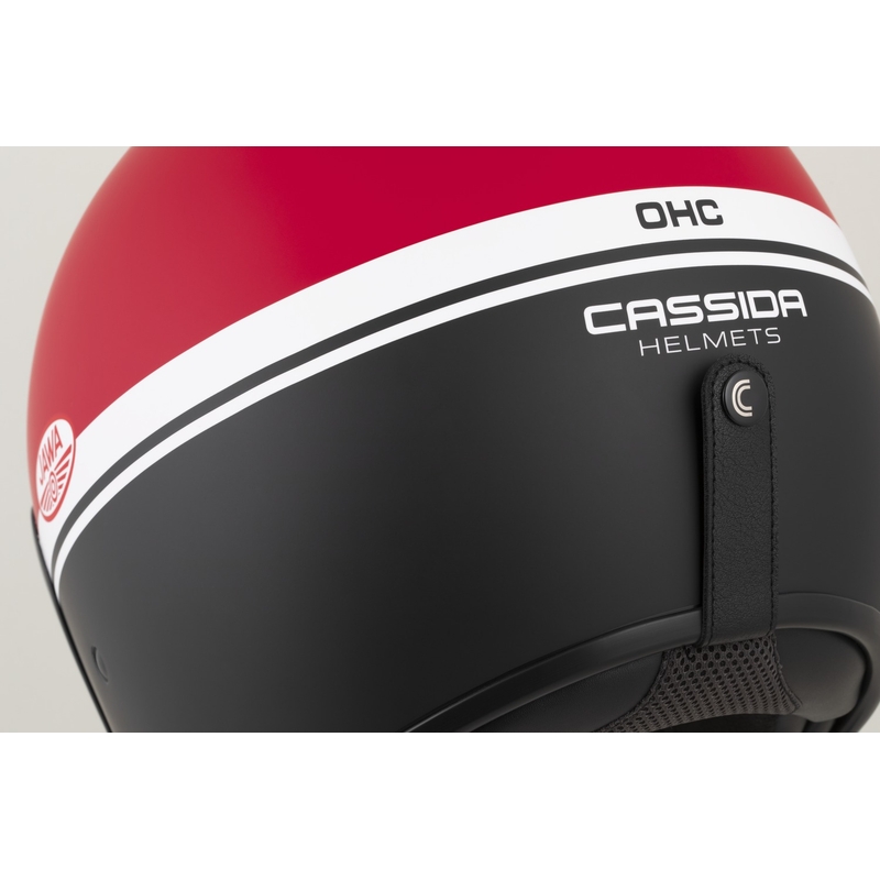 Jethelm Cassida Oxygen 2.0 Jawa OHC matt rot-schwarz-weiß