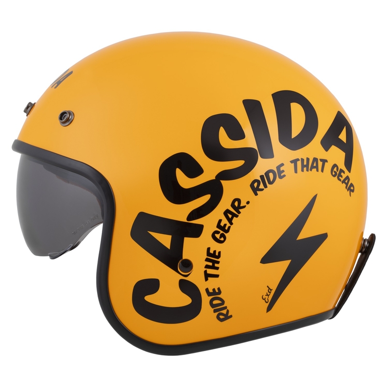 Cassida Oxygen 2.0 Gear Jethelm gelb-schwarz