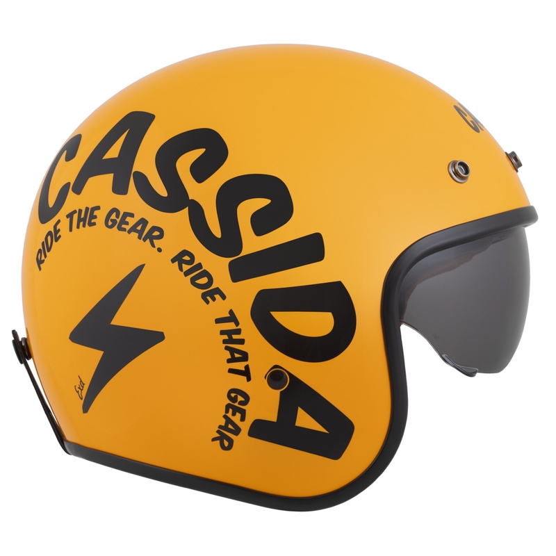 Cassida Oxygen 2.0 Gear Jethelm gelb-schwarz