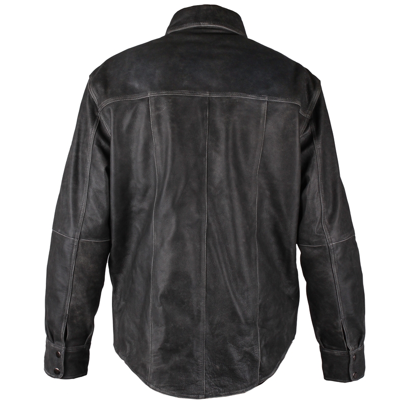 Elegantes Lederhemd Ausverkauf