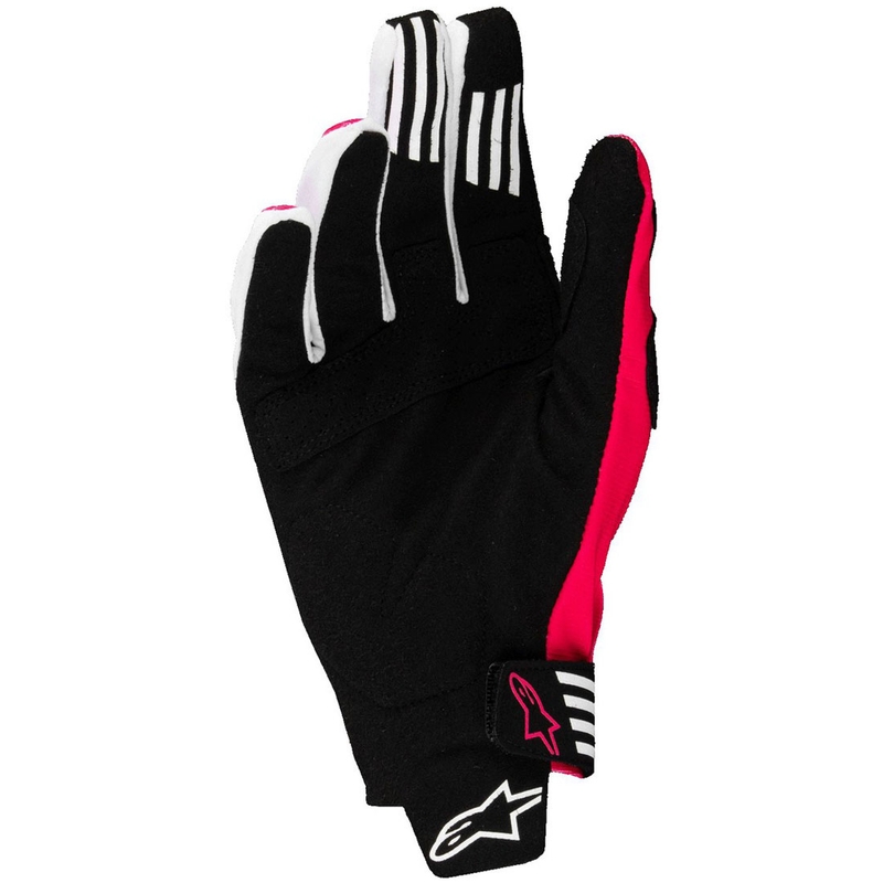 Alpinestars Techstar Motocross-Handschuhe schwarz-fluo pink