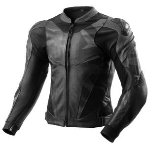 Leder-Motorradjacke Rebelhorn Inferno schwarz