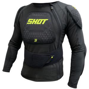 Shot Airlight Körperschutz schwarz-fluogelb