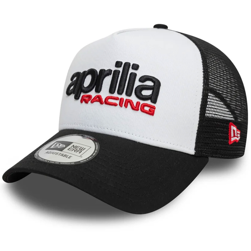 Aprilia Trucker Cap weiß-schwarz