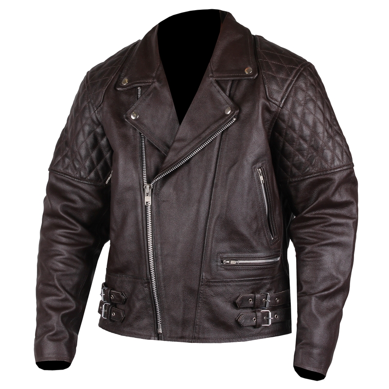 Motorradjacke RSA Scene braun Ausverkauf