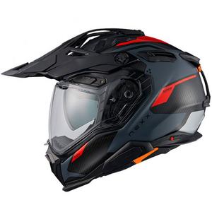 Endurohelm Nexx X.WED3 Keyo grau-rot