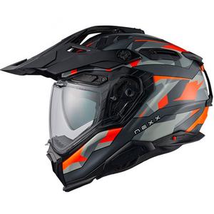Enduro-Helm Nexx X.WED3 Trailmania orange-grau