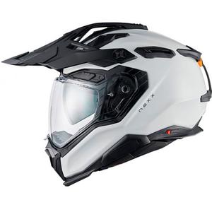Endurohelm Nexx X.WED3 Plain perlweiß