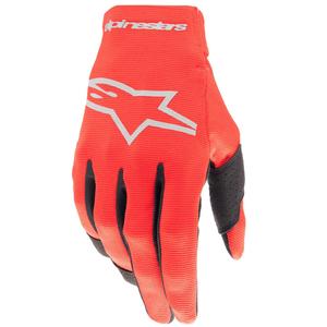 Crosshandschuhe Alpinestars Radar Kinder Rot-Silber