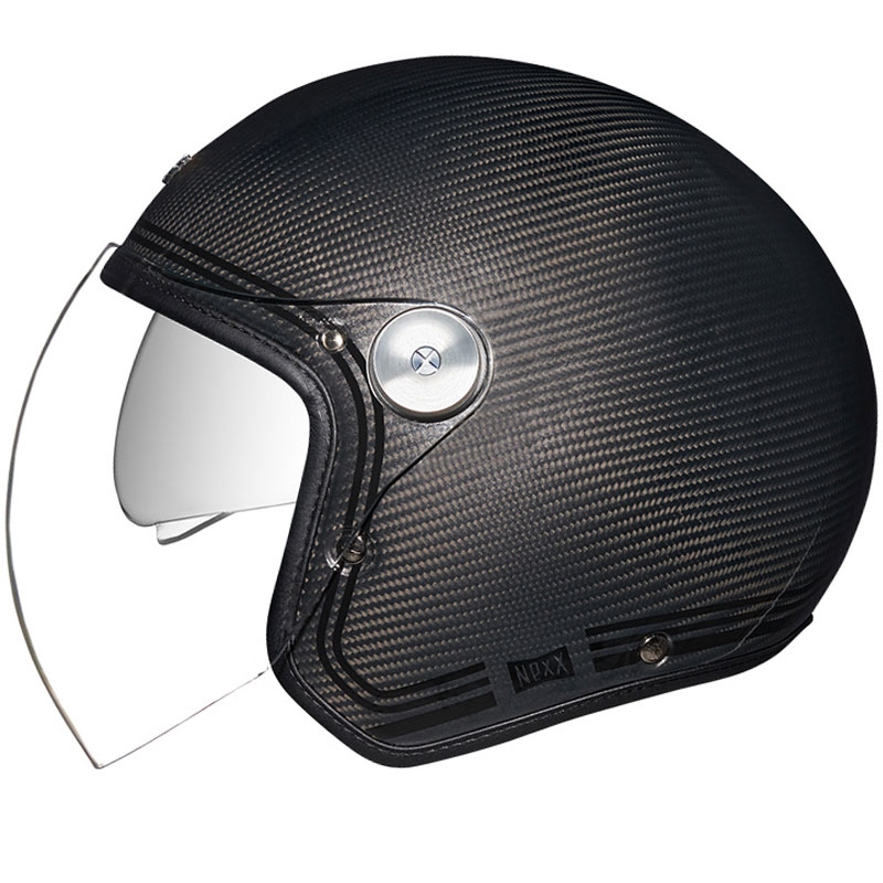 Offener Helm Nexx X.G30 Lignage schwarz-silber