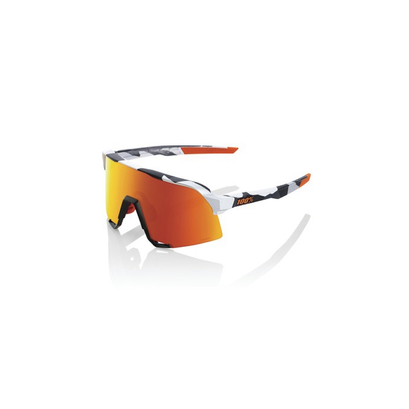 100 % USA S3 Hiper Camo-Sonnenbrille mit roten Gläsern