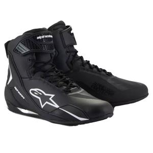 Alpinestars Faster-4 Motorradstiefel schwarz-weiß