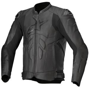 Alpinestars Dusk Leder-Motorradjacke schwarz