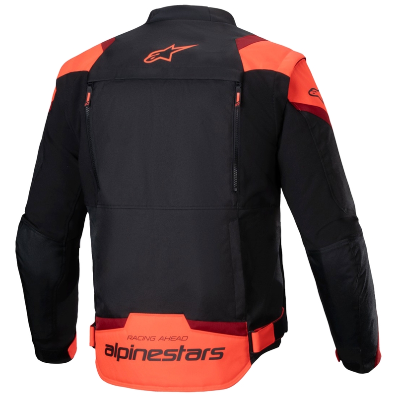 Motorradjacke Alpinestars T-Stunt Air schwarz-neonrot-rot