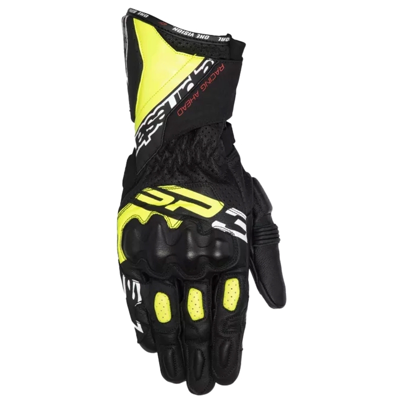 Alpinestars SP-3 Motorradhandschuhe schwarz-fluo gelb-weiß