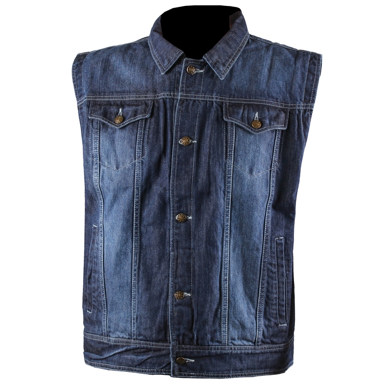 Denim denim weste verkauf Ausverkauf