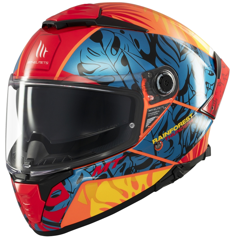 Integralhelm MT Thunder 4 SV Rainforest blau-orange