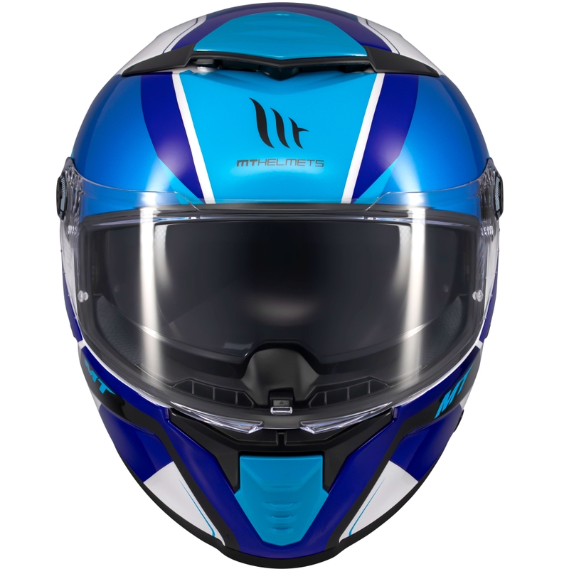 Integralhelm Motorrad MT Thunder 4 SV Freeway blau-grau-schwarz