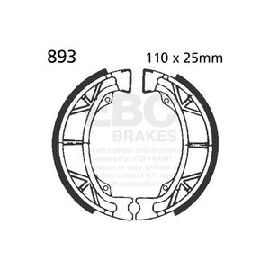 Brake shoe set EBC 893 excluding springs