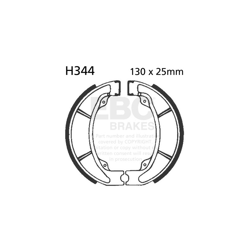 Brake shoe set EBC