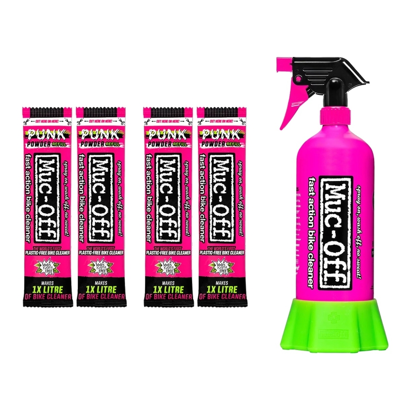 Punk Powder Bike Cleaner MUC-OFF (4 pack) with Bottle for Life