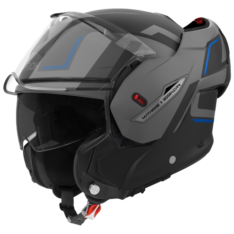 Airoh Mathisse 2 Genius Klapphelm Motorrad matt blau