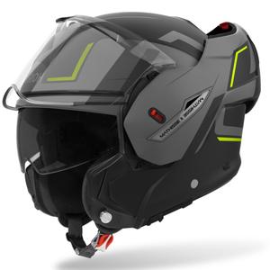 Airoh Mathisse 2 Genius Motorrad-Klapphelm mattgelb