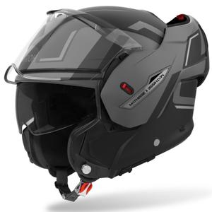 Airoh Mathisse 2 Genius Klapp-Motorradhelm mattgrau