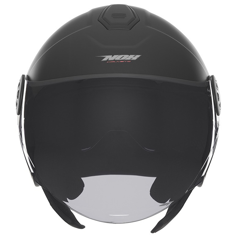 Offener Motorradhelm NOX N182, mattschwarz