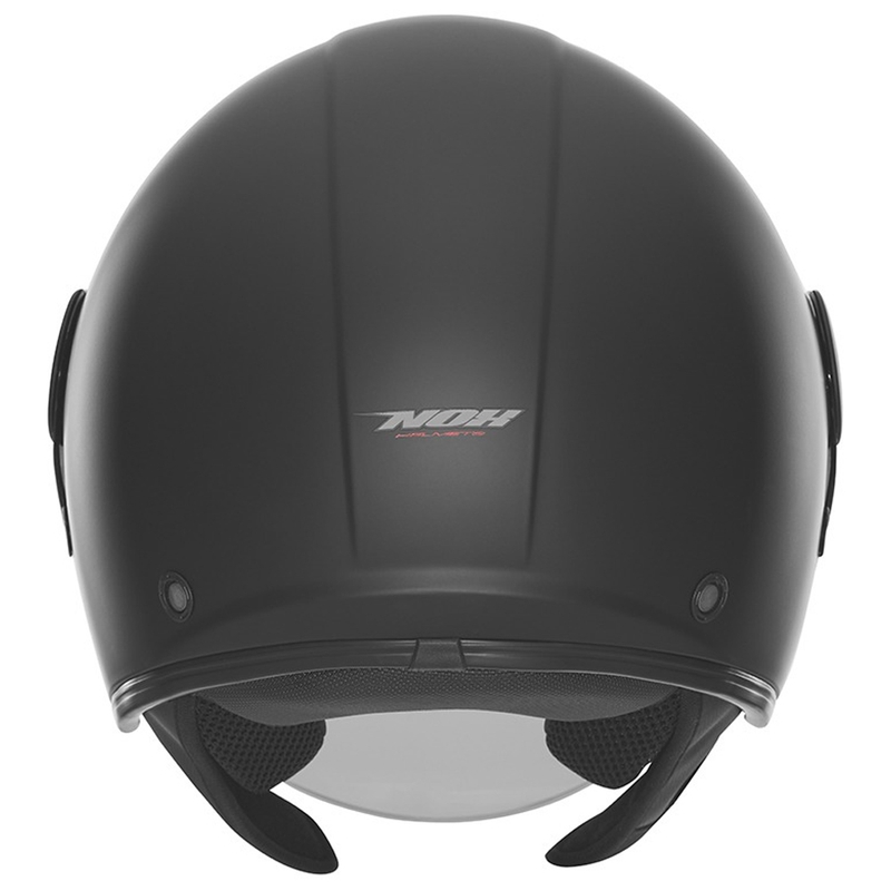 Offener Motorradhelm NOX N182, mattschwarz