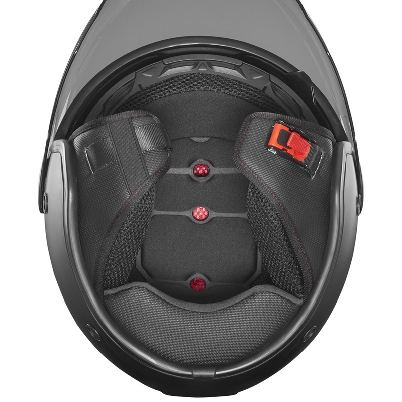 Offener Motorradhelm NOX N182, mattschwarz