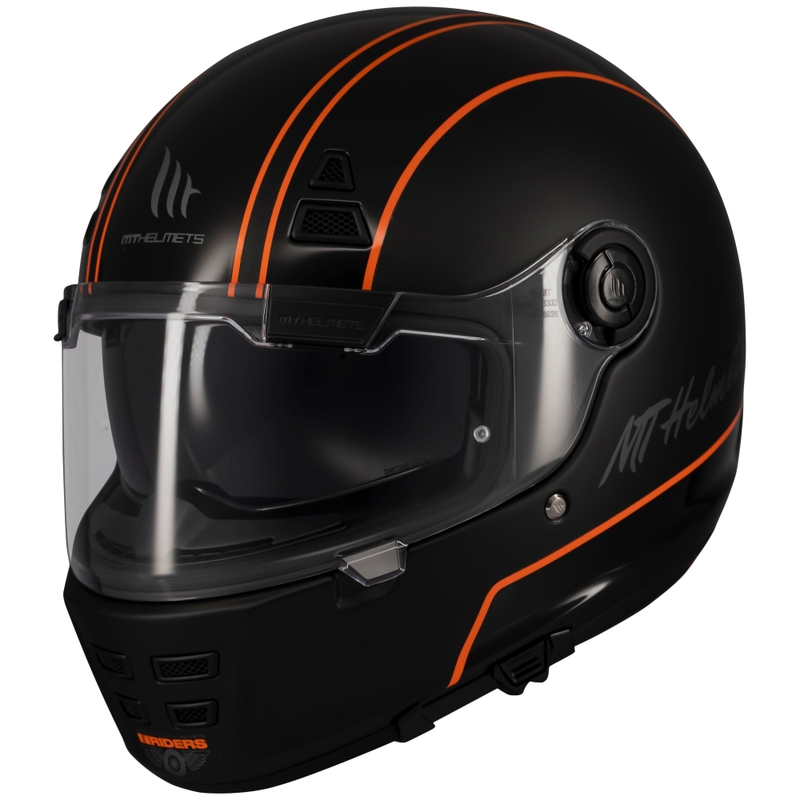 Integralhelm Motorrad MT Jarama SV Wild matt glänzend schwarz