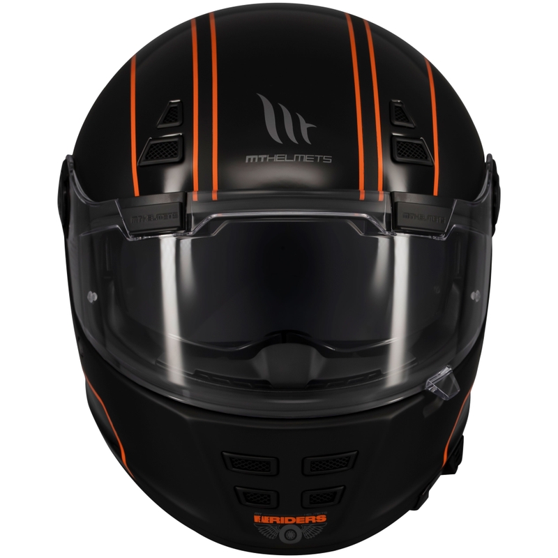 Integralhelm Motorrad MT Jarama SV Wild matt glänzend schwarz