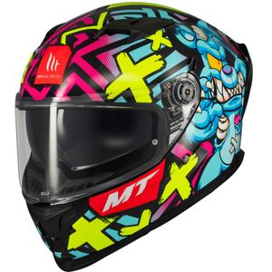Integralhelm Motorrad MT Braker SV Crazy Teddy mehrfarbig