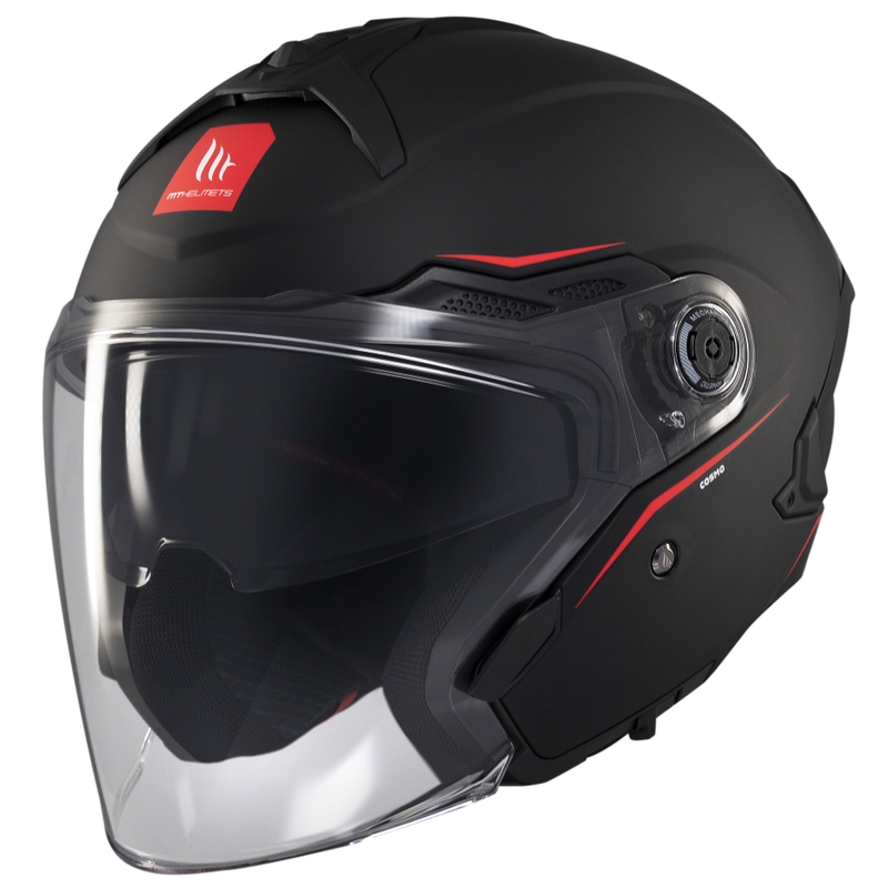 Offener Helm MT Cosmo SV, mattschwarz