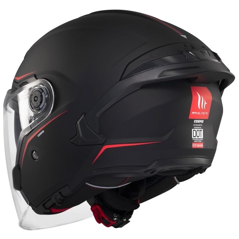 Offener Helm MT Cosmo SV, mattschwarz