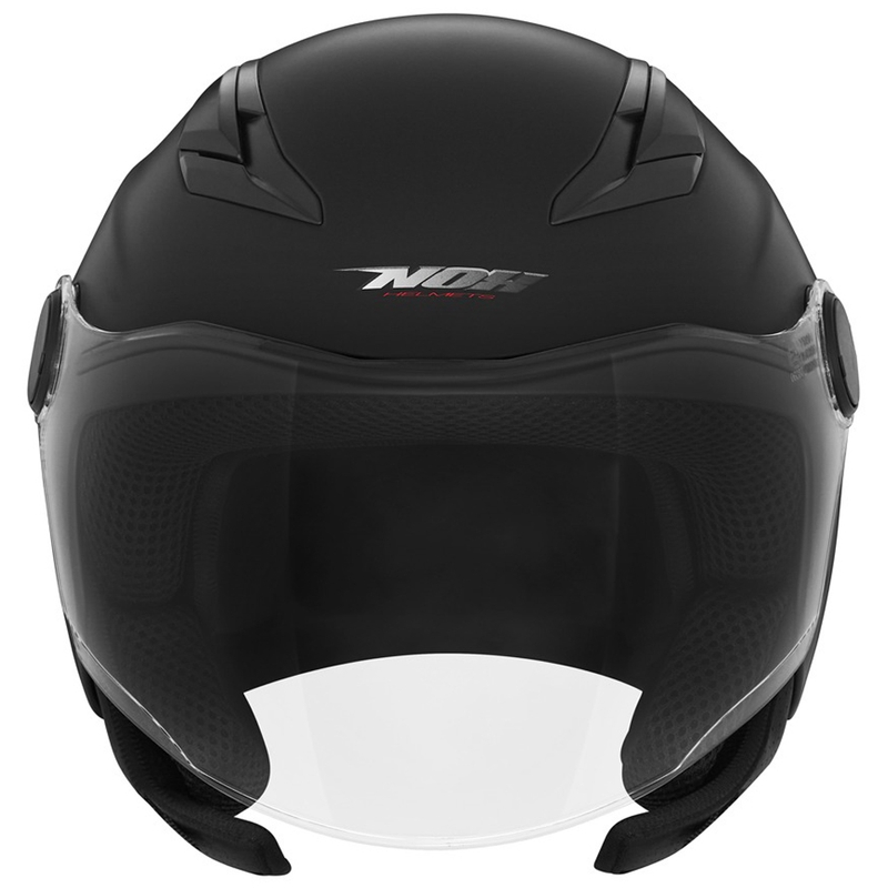Kinder-Jethelm NOX N710 mattschwarz