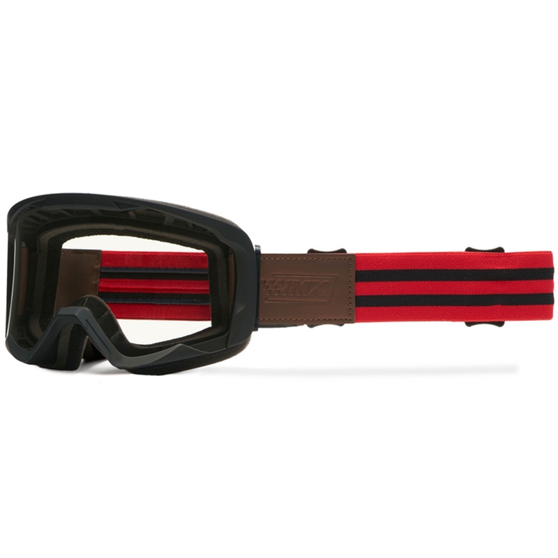Motocrossbrille iMX Endurance Rust schwarz-rot mit getöntem Plexiglas