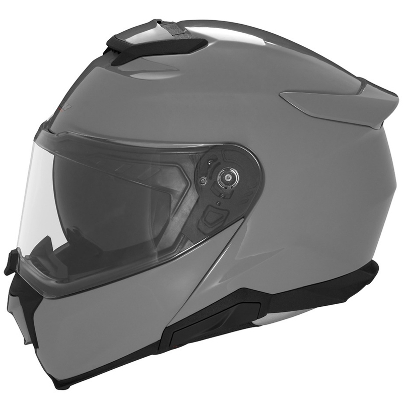 Klappbarer Motorradhelm NOX N967 grau