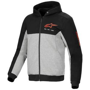 Alpinestars Chrome V2 Sport Motorrad Sweatshirt schwarz-grau