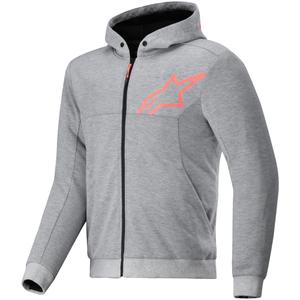 Alpinestars Chrome V2 Sport Motorrad Sweatshirt grau-orange