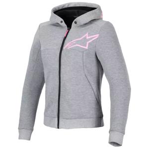 Alpinestars Stella Chrome V2 Sport Damen Motorradjacke grau-pink