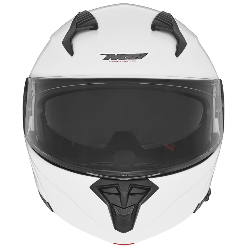 Klapphelm für Motorrad NOX N968 perlweiß